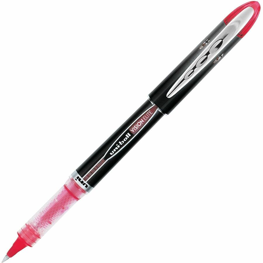 uniball™, Vision Elite Rollerball Pen - Red Ink - Pigment-based - 1 Each