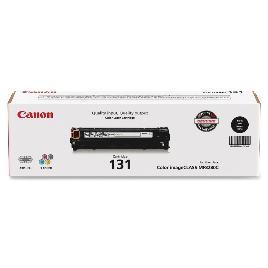 Canon 131 Original Laser Toner Cartridge - Black - 1 Each - 1400 Pages