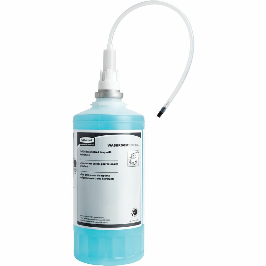 Rubbermaid Commercial Enriched Foam Dispenser Hand Soap - Fresh Light Citrus Scent - 1.69 quart - Hand - Moisturizing - Teal - pH Balanced, Hygienic - 4 / Carton