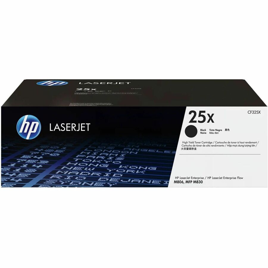 HP 25X (CF325X) Original Laser Toner Cartridge - Single Pack - Black - 1 Each - 40000 Pages