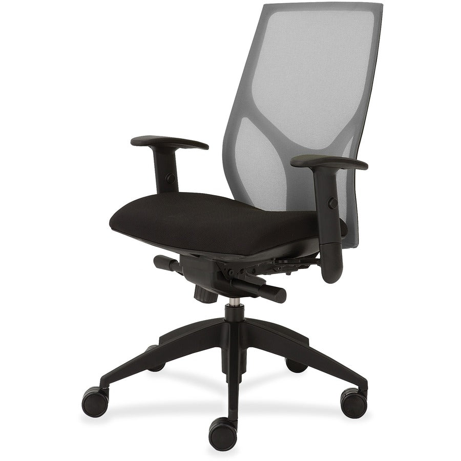 9 to 5 Seating Vault 1460 Task Chair - Onyx Seat Color - Gray Back Color - 5-star Base - 1 Each