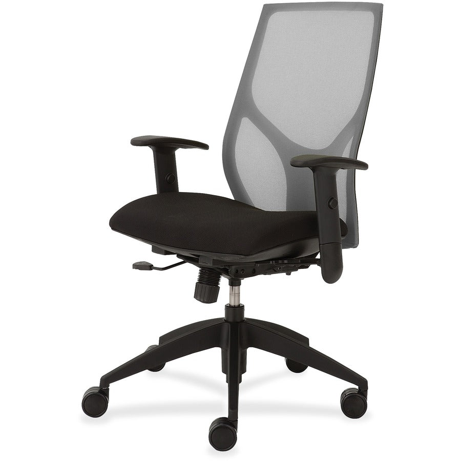 9 to 5 Seating Vault 1460 Task Chair - Onyx Seat Color - Gray Back Color - 5-star Base - 1 Each