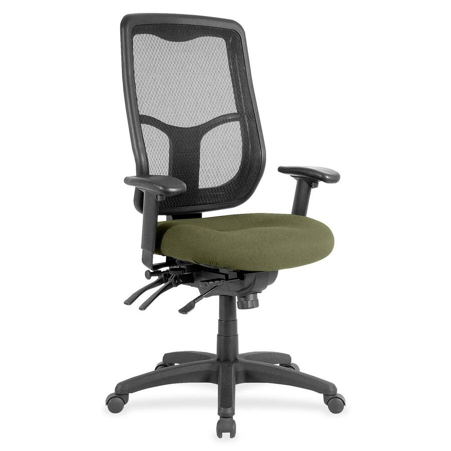 Eurotech Apollo MFHB9SL Executive Chair - Leaf Seat Color - Fabric Seat Material - 5-star Base - Expo Leaf - 1 Each