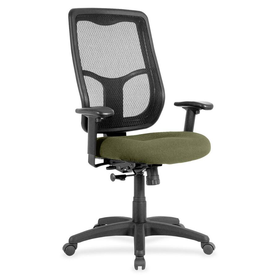 Eurotech Apollo MTHB94 Executive Chair - Leaf Seat Color - Fabric Seat Material - 5-star Base - Expo Leaf - 1 Each