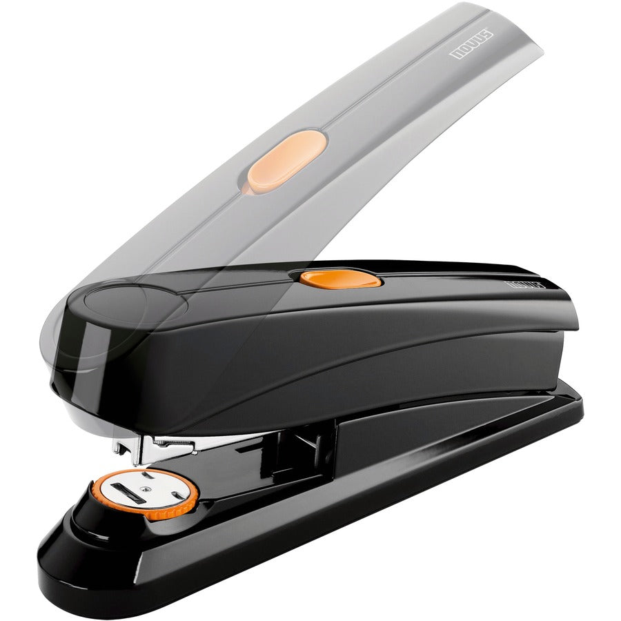 Novus B8fc Power on Demand Stapler - Staples Upto 50 Sheet of 80g/m², Paper - 2.63" Throat Depth - Black - Steel, Plastic - 1 Carton