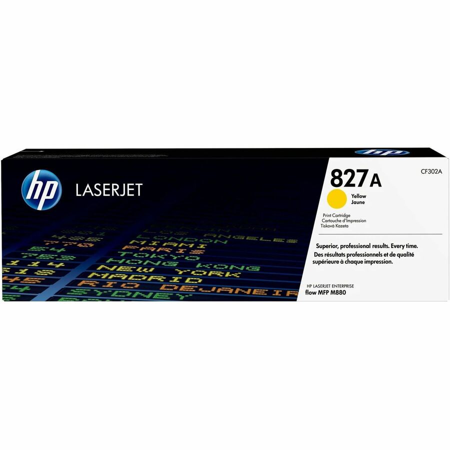 HP 827A (CF302A) Original Standard Yield Laser Toner Cartridge - Single Pack - Yellow - 1 Each - 32000 Pages