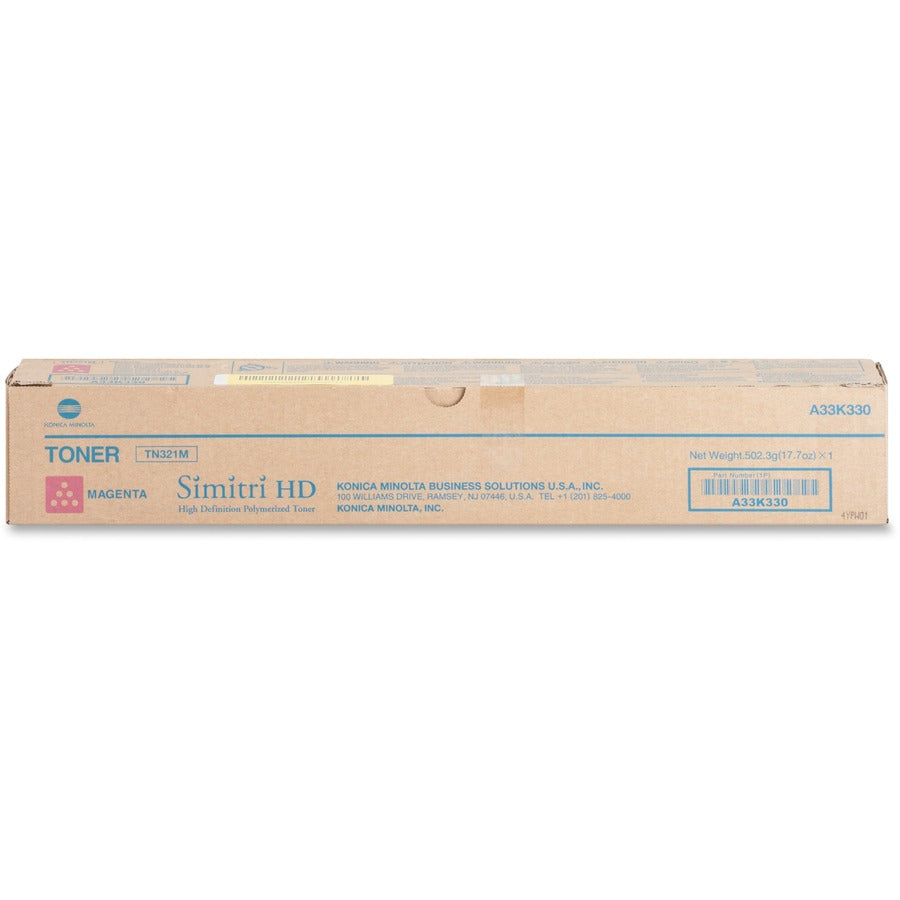Konica Minolta Original Laser Toner Cartridge - Magenta - 1 Each - 25000 Pages