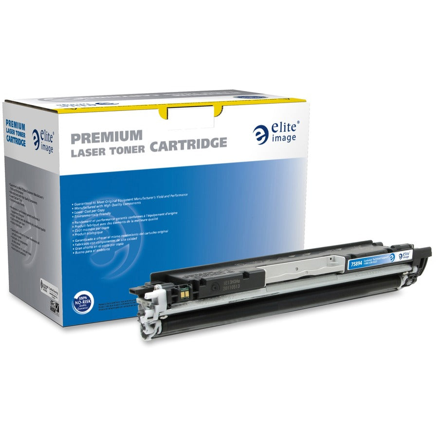 Elite Image Remanufactured Laser Toner Cartridge 126A (CE310A) - Black - 1 Each - 1200 Pages