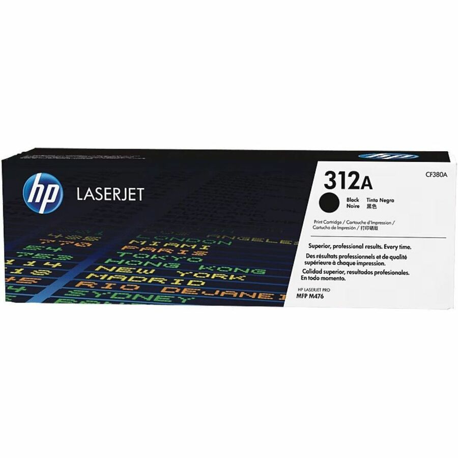 HP 312A Original Laser Toner Cartridge - Black - 1 Each - 2400 Pages