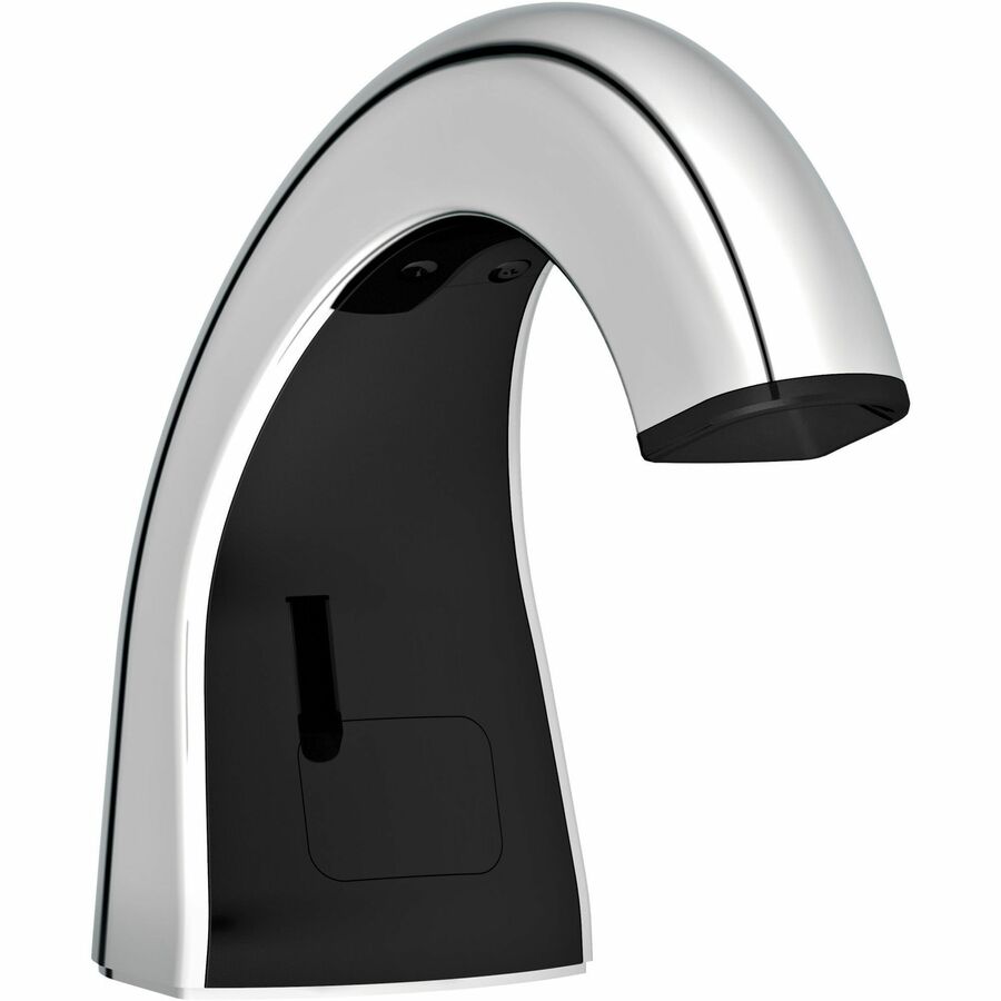 Rubbermaid Commercial One Shot Touch-free Soap Dispenser - Automatic - Chrome, Black - 1 Each