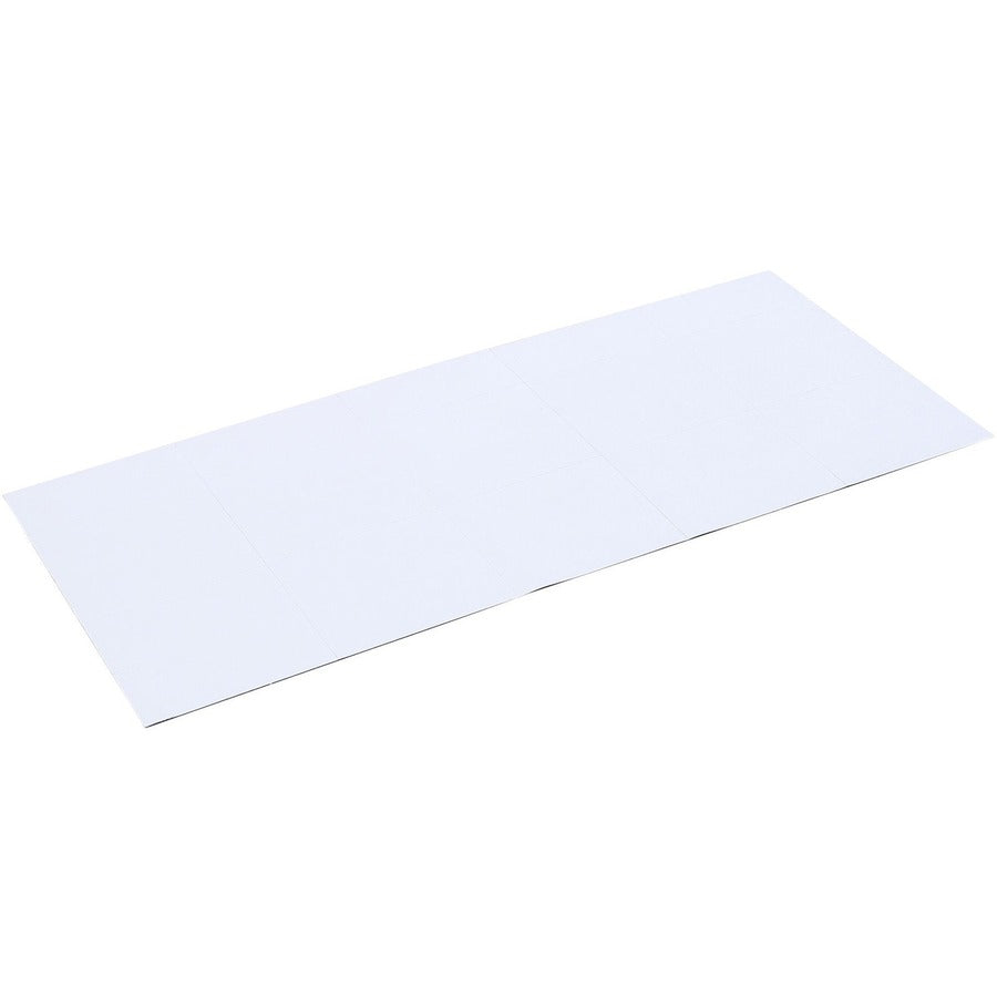 MasterVision 2" Magnetic Dry Erase Strips - 0.88" Length x 2" Width - White - For Board, Color Coding - 1 Pack