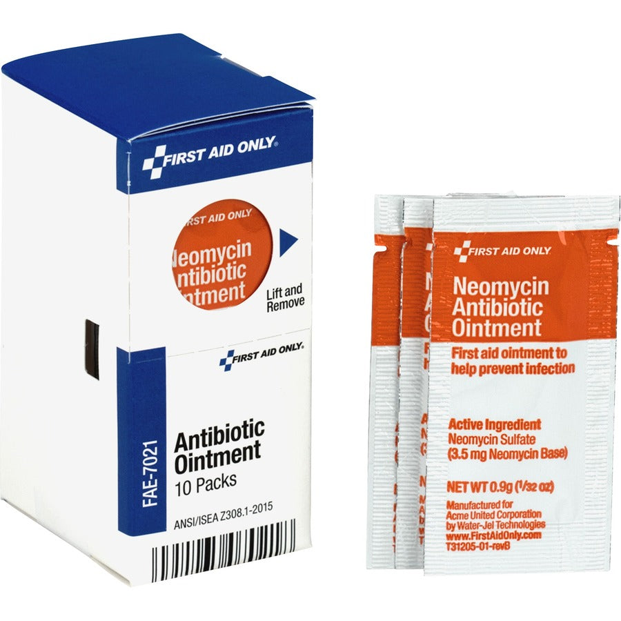 First Aid Only Antibiotic Ointment - For Cut, Scrape, Burn - 1 Box