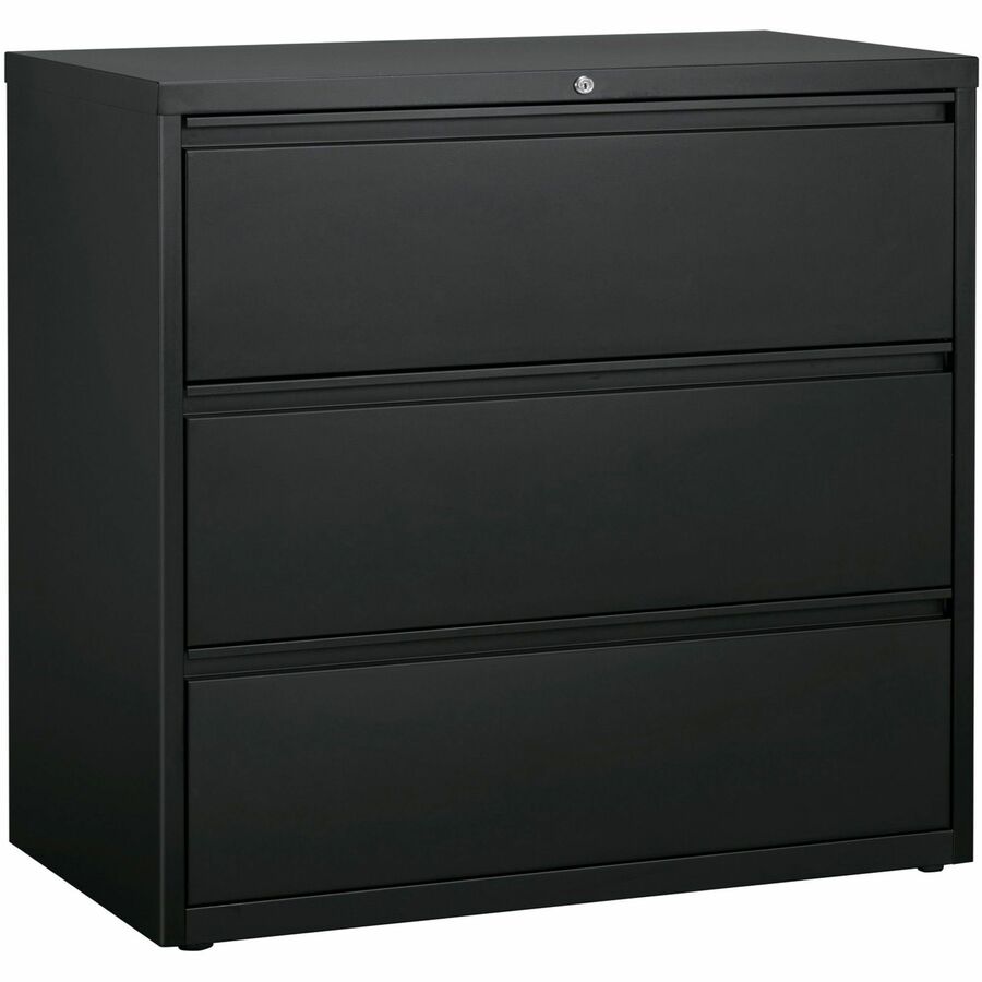 Lorell Fortress Series Lateral File - 42" Width x 18.8" Depth x 40.1" Height - 3 x Drawer(s) for File - A4, Legal, Letter - Lateral - Anti-tip, Security Lock, Ball Bearing Slide, Reinforced Base, Leveling Glide, Interlocking, Hanging Rail, Magnetic Lab...