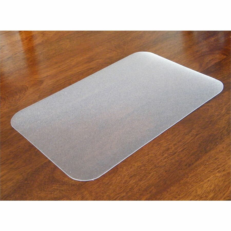 Floortex Hometex®, Biosafe Antimicrobial Table Mat 19" x 24" - 24" Length x 19" Width x 0.040" Depth x 0.040" Thickness - Rectangular - Polyvinyl Chloride (PVC), Vinyl - Fresh Mist - 1 Each - TAA Compliant
