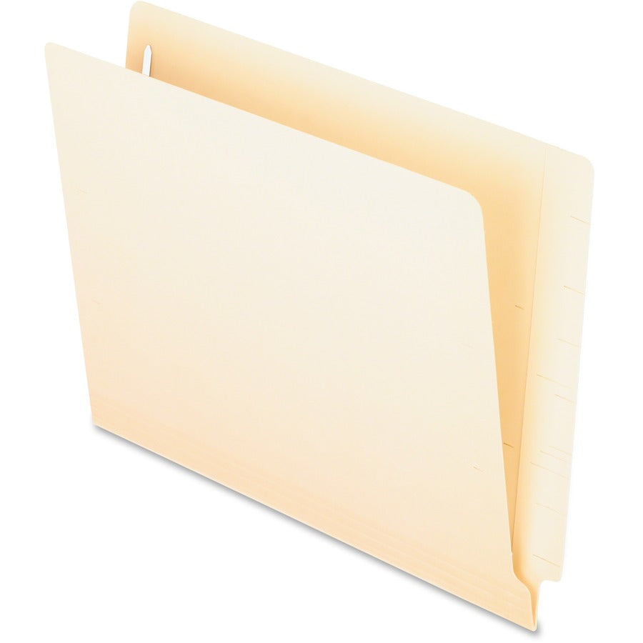 Pendaflex Straight Tab Cut Letter End Tab File Folder - 2" Folder Capacity - 8 1/2" x 11" - 400 Sheets Capacity - 2 Fastener - 14 pt. - Manila - Laminated, Reinforced Spine, Burst Resistance, Split Resistant, Straight Cut Tab, Double-ply Reinforced Top...