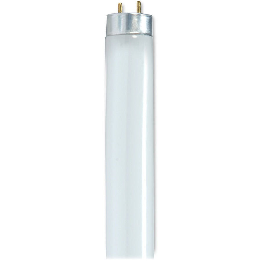 Satco 25W T8 4100K Fluorescent Bulb - 25 W - 120 V AC - 2400 lm - T8 Size - Cool White Light Color - G13 Base - 30000 Hour - 4100°, K Color Temperature - 85 CRI - Energy Saver - 30 / Carton