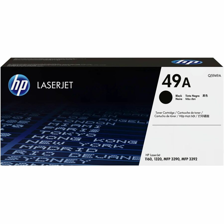 HP 49A (Q5949A) Original Laser Toner Cartridge - Single Pack - Black - 1 Each - 2500 Pages
