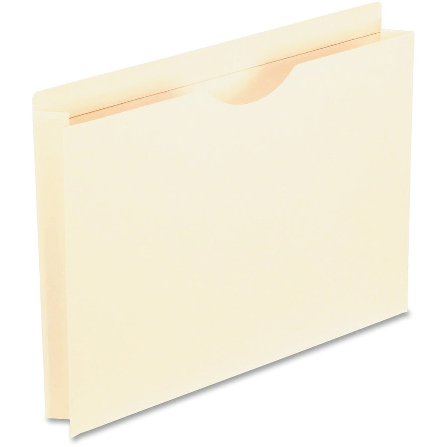 Pendaflex Straight Tab Cut Letter File Jacket - 8 1/2" x 11" - 2" Expansion - 1 Pocket - Top Tab Location - 11 pt. - 2 Plys - Manila - Reinforced, Thumb Cut, Durable, Sturdy, Acid-free - 0% Recycled - 50 / Box