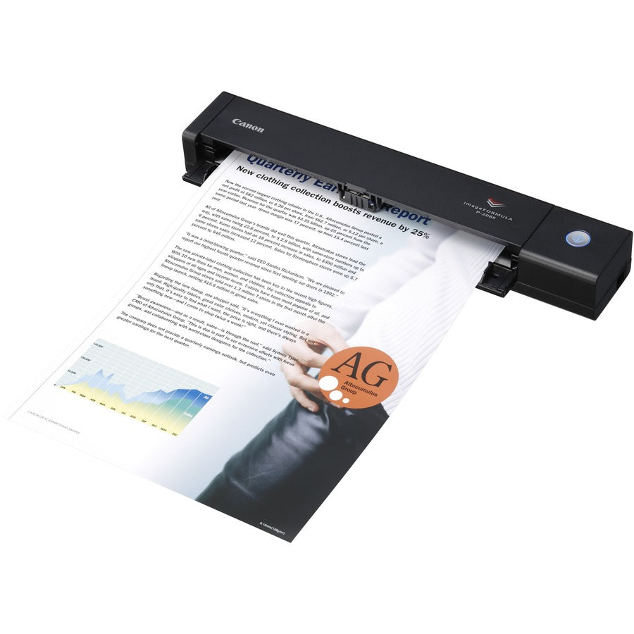 Canon imageFORMULA P-208II Scan-tini Handheld Scanner - 600 dpi Optical - 24-bit Color - 8-bit Grayscale - 8 ppm (Mono) - 8 ppm (Color) - Duplex Scanning - USB