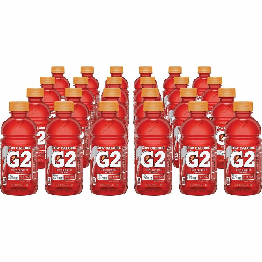 Gatorade Fruit Punch Low-Calorie Sports Drinks - 12 fl oz (355 mL) - 1 Carton