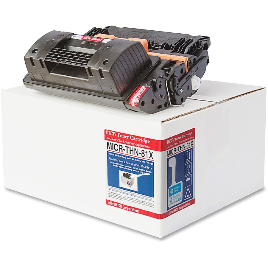 microMICR MICR High Yield Laser Toner Cartridge CF281X - Black - 1 Each - 25000 Pages