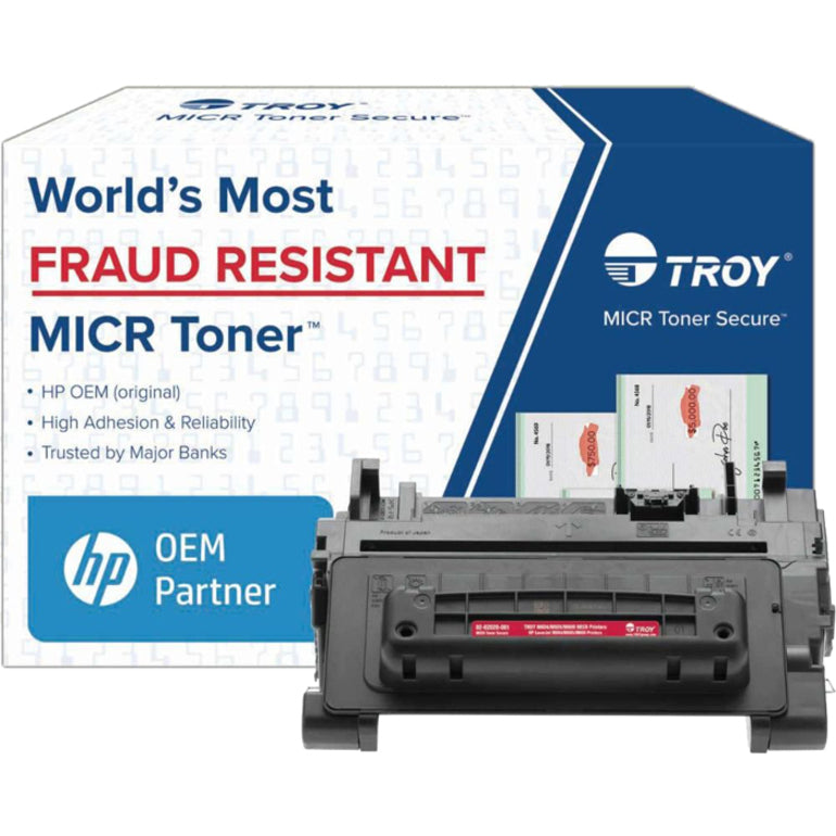 Troy Toner Secure Original MICR Standard Yield Laser Toner Cartridge (CF281A) - Black Pack - 10500 Pages