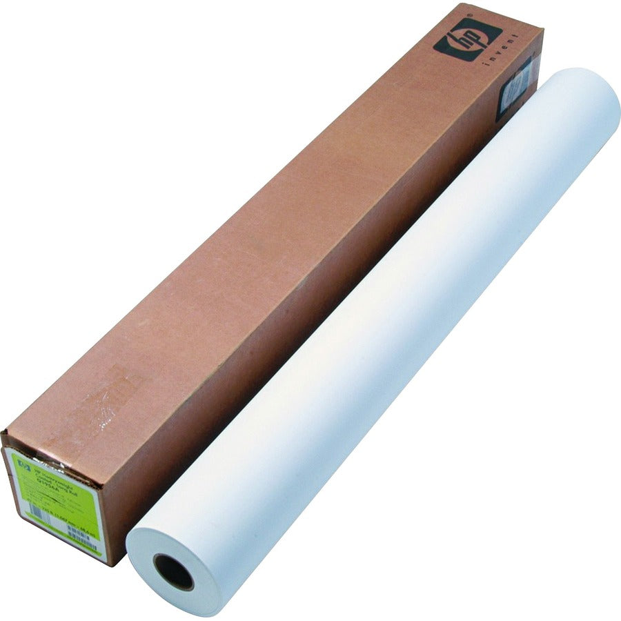 HP Heavyweight Coated Paper - 89 Brightness - 96% Opacity - 42" x 225 ft - 35 lb Basis Weight - Matte, Smooth - Heavyweight, Quick Drying - White - 1 Roll