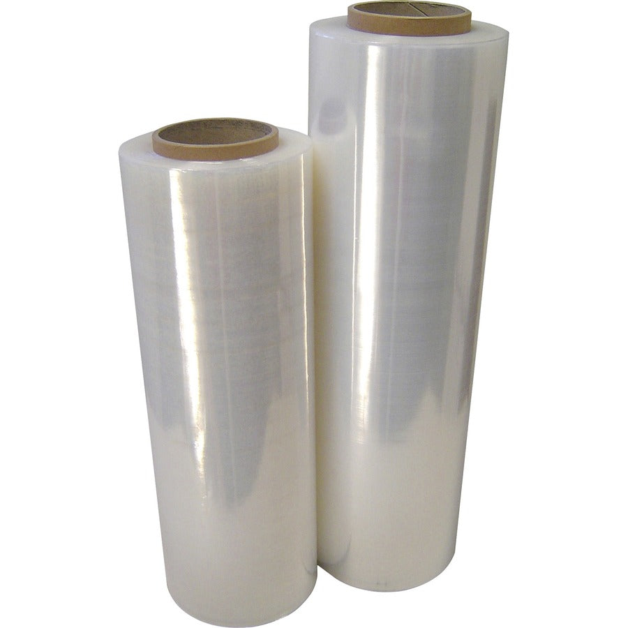 WP Pallet-Tite Pallet Stretch Wrap - 18" Width x 1500 ft Length x 0.8 mil Thickness - Linear Low-Density Polyethylene (LLDPE) - Clear - 4 / Carton