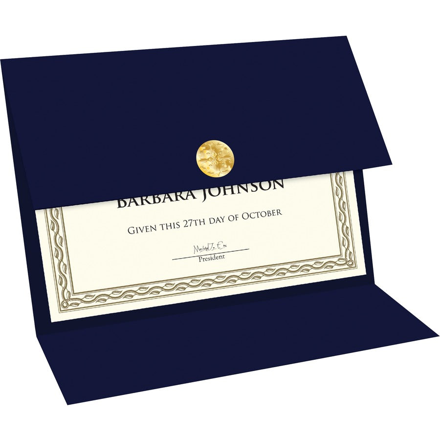 Geographics Certificate Holder - Navy - 30% Recycled - 5 / Pack