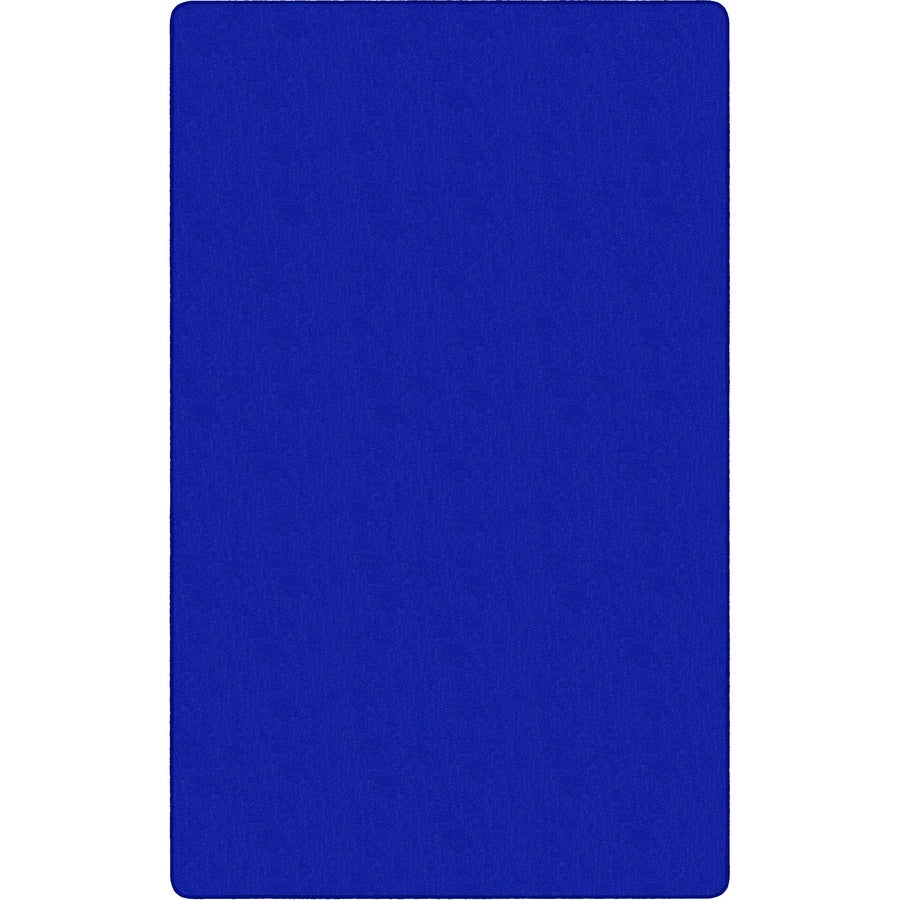 Flagship Carpets Classic Solid Color 9' Rectangle Rug - Floor Rug - Classic, Traditional - 108" Length x 72" Width - Rectangle - Royal Blue - Nylon