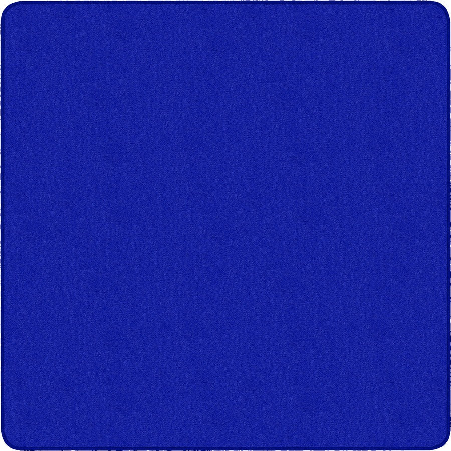 Flagship Carpets Classic Solid Color 12' Square Rug - Floor Rug - Classic, Traditional - 12 ft Length x 12 ft Width - Square - Royal Blue - Nylon