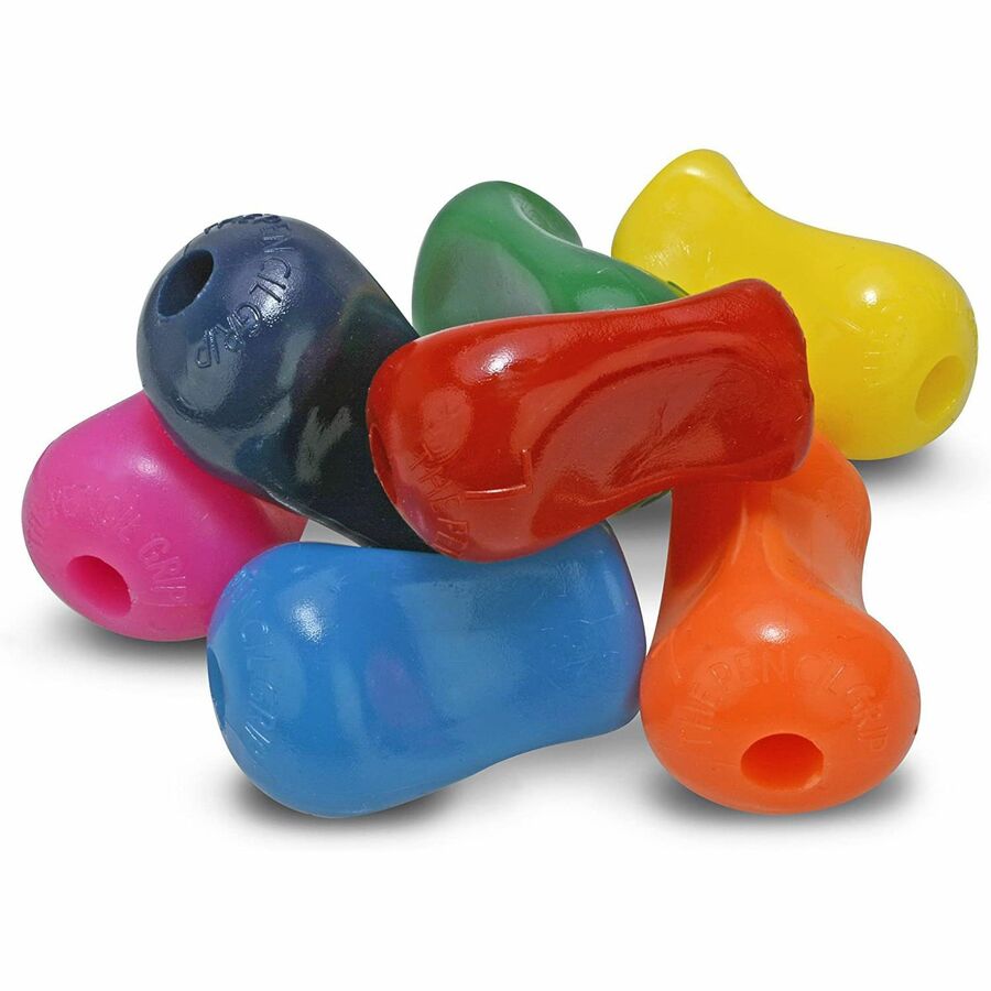 The Pencil Grip Tripod Shape Pencil Grip - 1" Length - Assorted - 12 / Pack