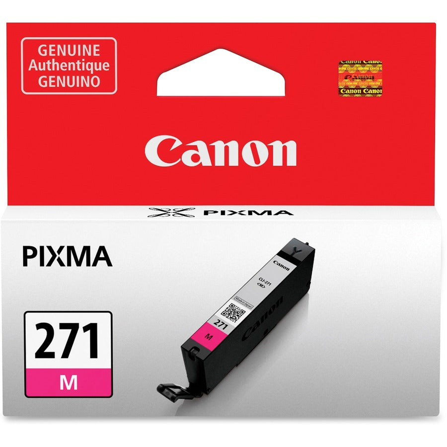 Canon CLI-271 Original Standard Yield Inkjet Ink Cartridge - Magenta - 1 Each - Inkjet - Standard Yield - Magenta - 1 Each