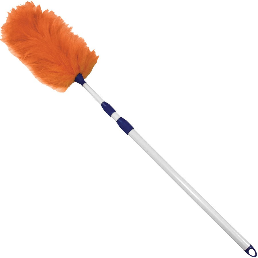 Impact Adjustable Lambswool Duster - 60" Overall Length - White Handle - Multi - 12 / Carton