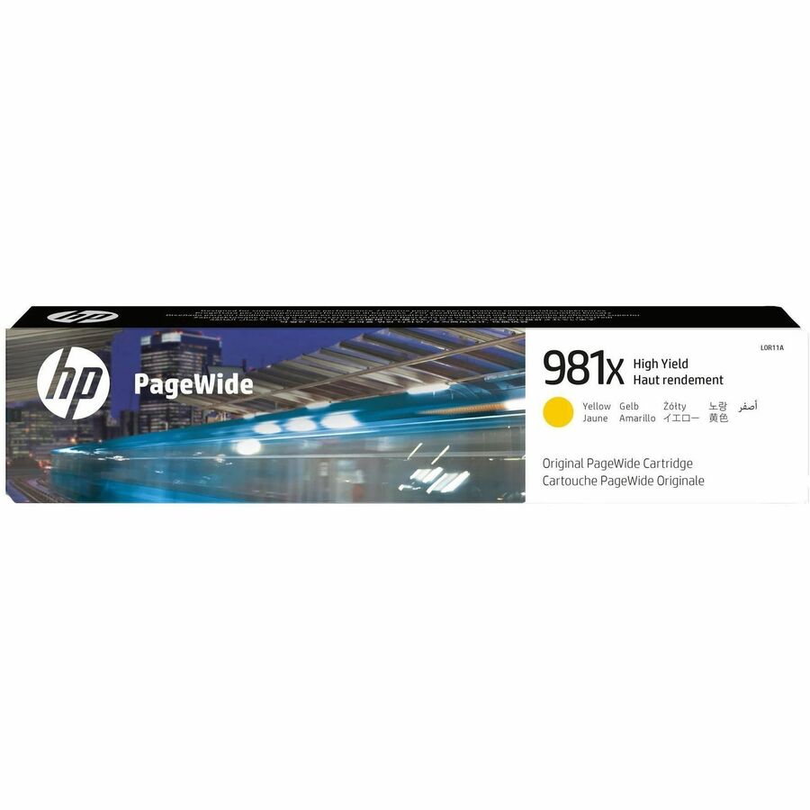 HP 981X (L0R11A) Original High Yield Inkjet Ink Cartridge - Single Pack - Yellow - 1 Each - 10000 Pages