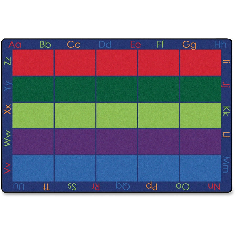 Carpets for Kids®, Premium Colorful Spaces Seating Rug - 108" Length x 72" Width - Rectangle - Assorted