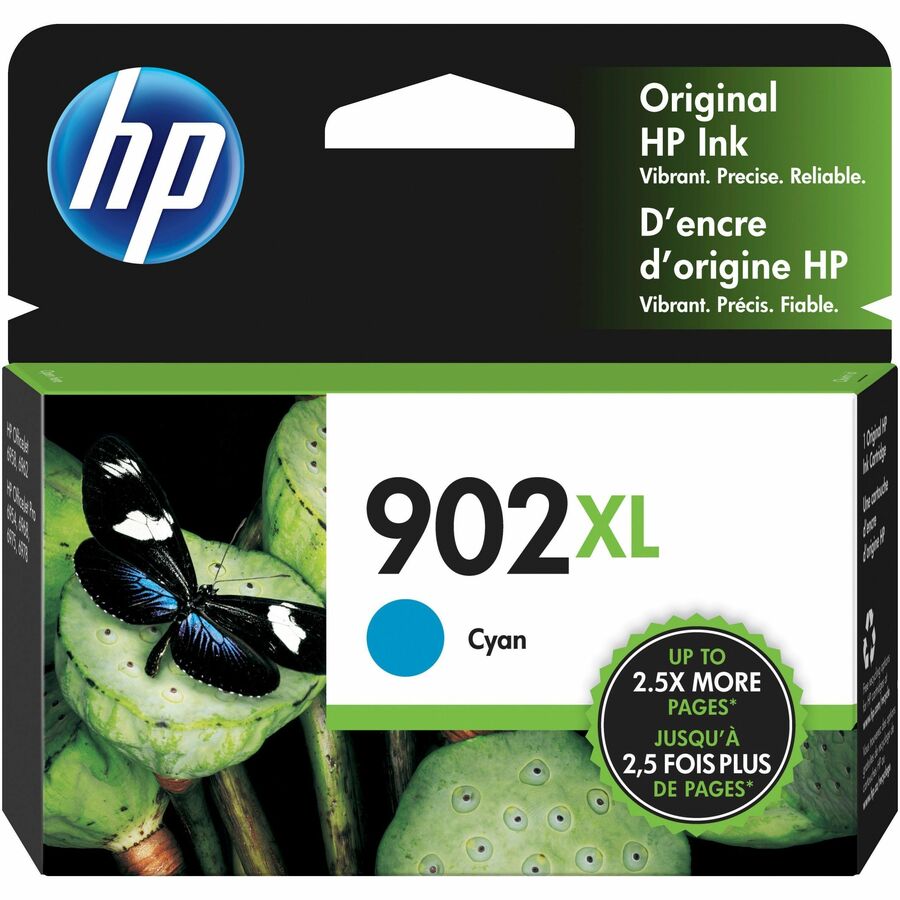 HP 902XL Original High Yield Inkjet Ink Cartridge - Cyan - 1 Each - 750 Pages