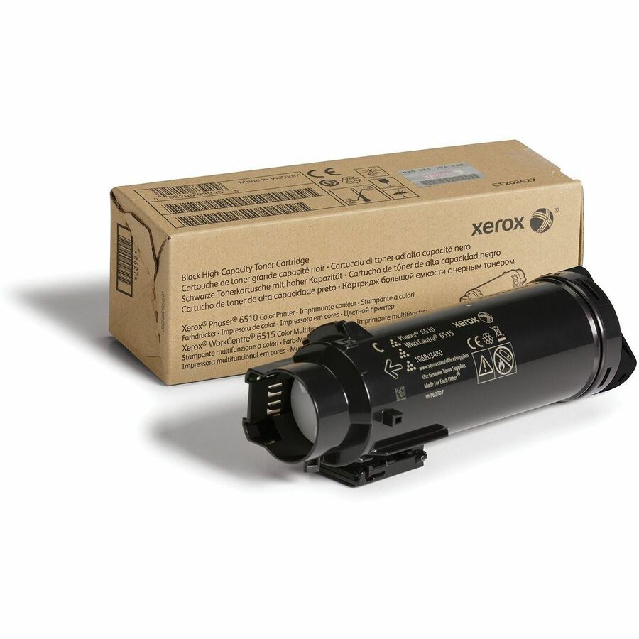 Xerox Original High Yield Laser Toner Cartridge - Black - 1 Each - 5500 Pages