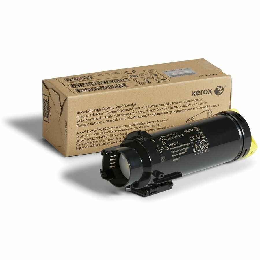 Xerox Original Extra High Yield Laser Toner Cartridge - Yellow - 1 Each - 4300 Pages