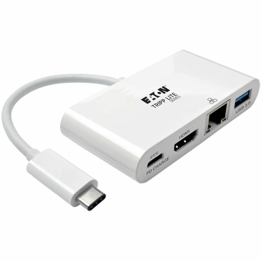 Tripp Lite series U444-06N-HGU-C Docking Station - for Desktop PC, Tablet PC, Notebook - USB Type C - 2 x USB Ports - 2 x USB 3.0 - Network (RJ-45) - HDMI - Wired