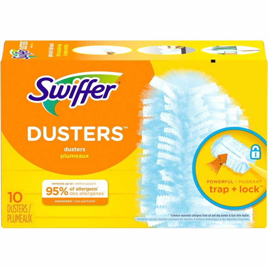 Swiffer Unscented Dusters Refills - Unscented - Fiber - Blue - 1 Box