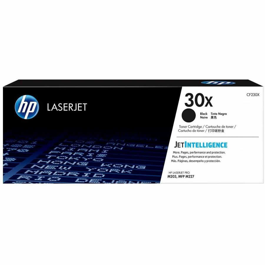 HP 30X (CF230X) Original High Yield Laser Toner Cartridge - Single Pack - Black - 1 Each - 3500 Pages
