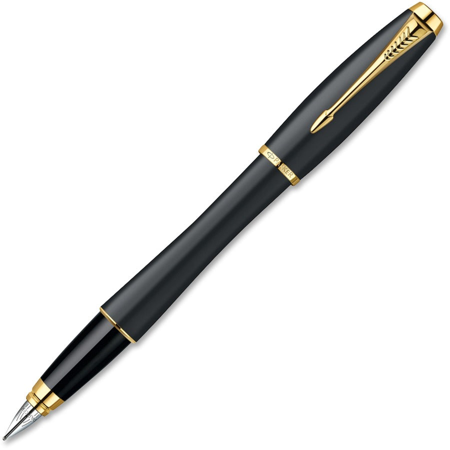 Parker Urban Fountain Pen - Refillable - Black Ink - 1 Each