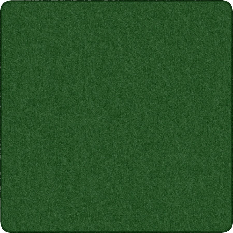 Flagship Carpets Classic Solid Color 12' Square Rug - Traditional - 12 ft Length x 12 ft Width - Square - Clover - Nylon