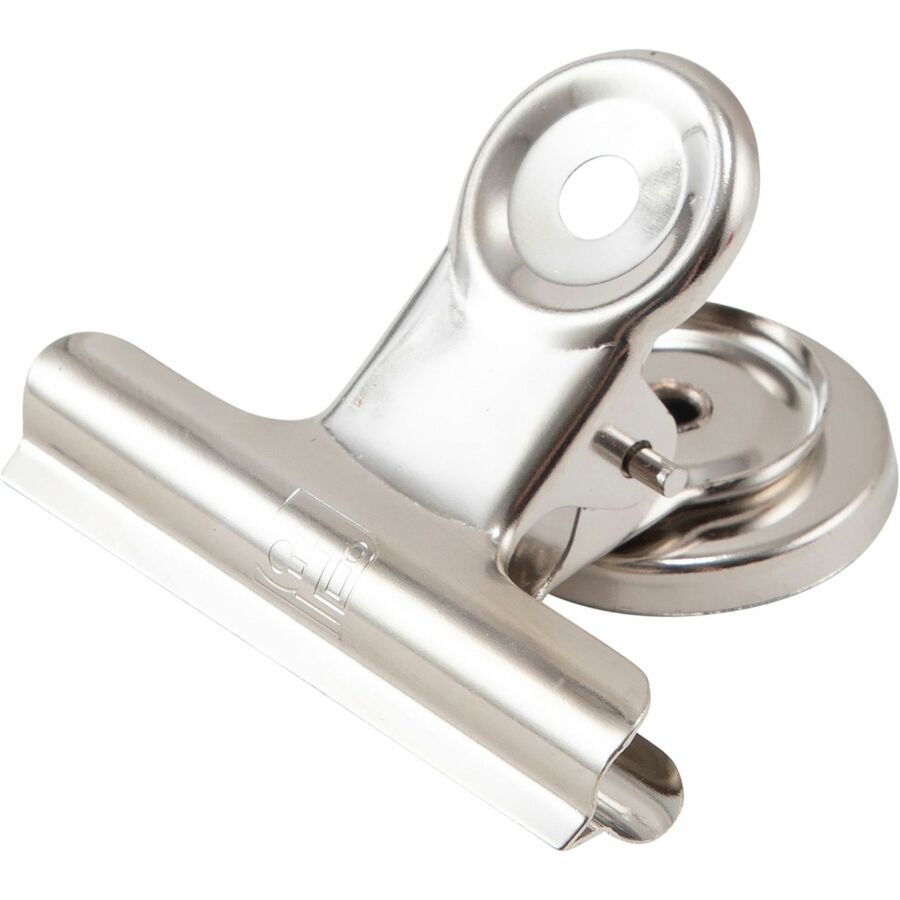 Charles Leonard Magnetic Spring Clips - 2" Length - 1 Box