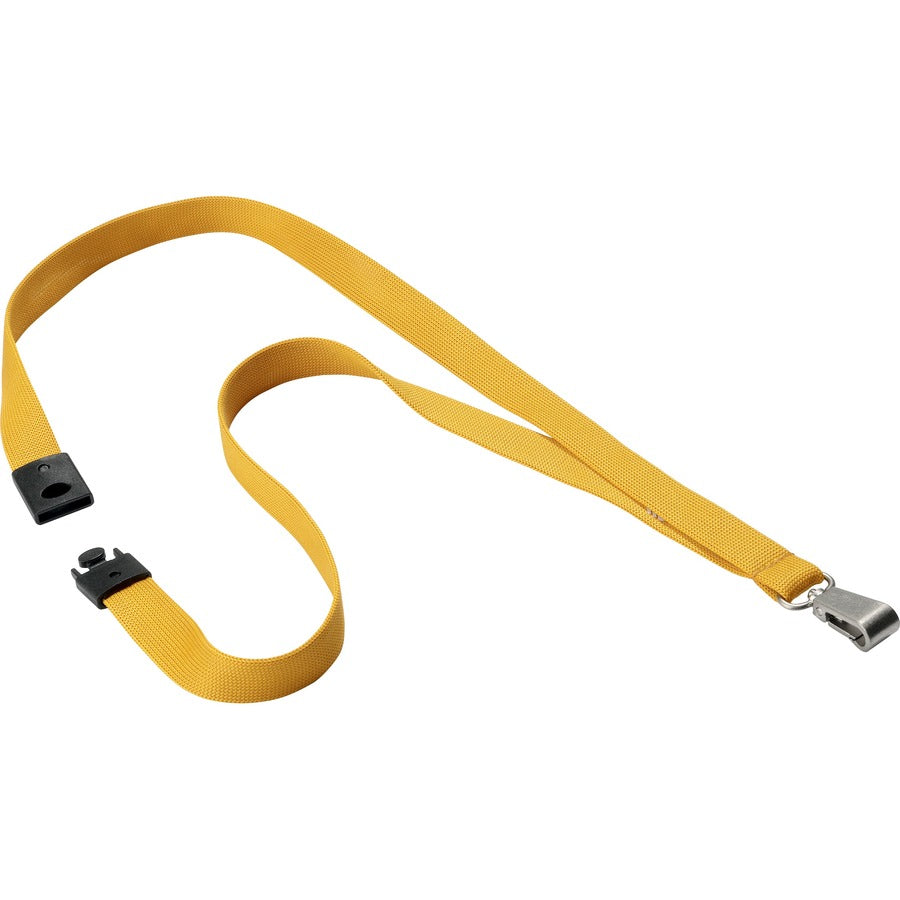 DURABLE Premium Textile Lanyard - Ochre - 10 / Box