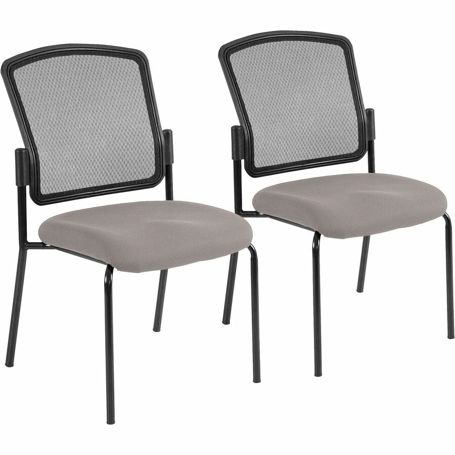 Eurotech dakota 2 Stackable - Metal Seat Color - Vinyl Seat Material - Four-legged Base - Castillo Metal - 2 / Carton