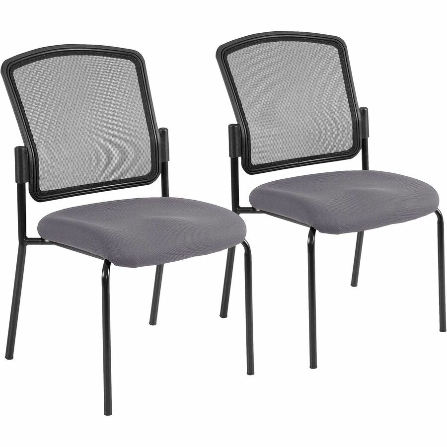 Eurotech dakota 2 Stackable - Carbon Seat Color - Vinyl Seat Material - Four-legged Base - Canyon Carbon - 2 / Carton
