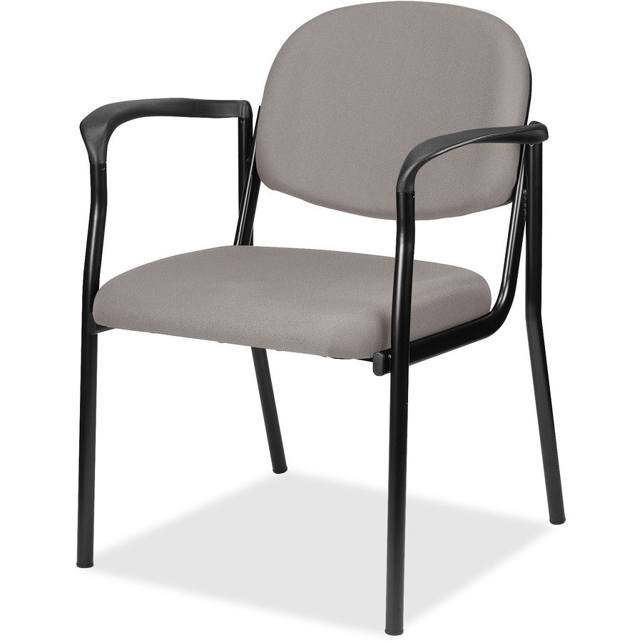 Eurotech dakota with Arms - Metal Seat Color - Fabric, Vinyl Seat Material - Metal Back Color - Vinyl, Fabric Back Material - Four-legged Base - Castillo Metal - 1 Carton