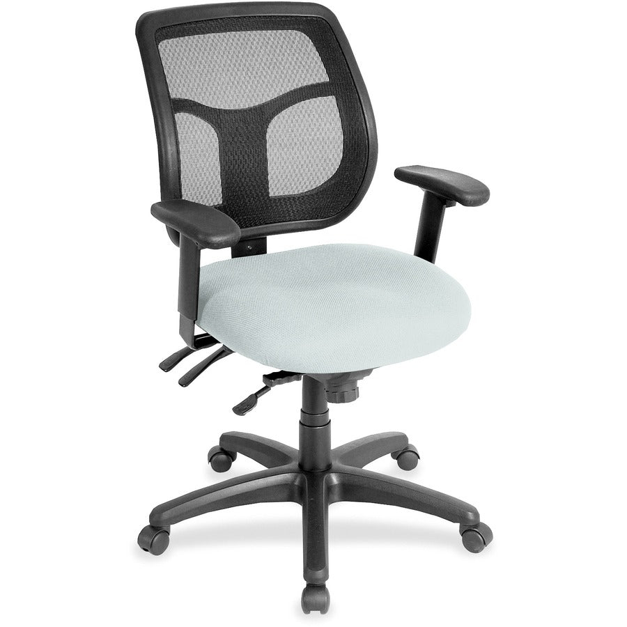 Eurotech Task Chair - Breezy Seat Color - Fabric, Vinyl Seat Material - Castillo Breezy - 1 Each